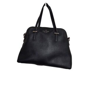 Kate Spade New York Black Satchel‎ Cedar Dome Handbag Purse Top Handle